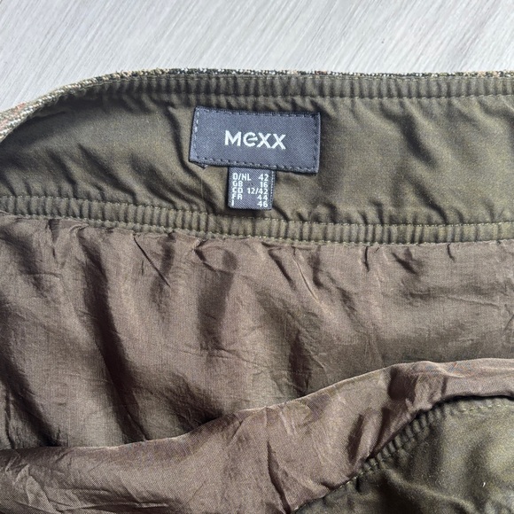 Vintage Mexx Asymmetrical Plaid Midi Skirt - Picture 2 of 2